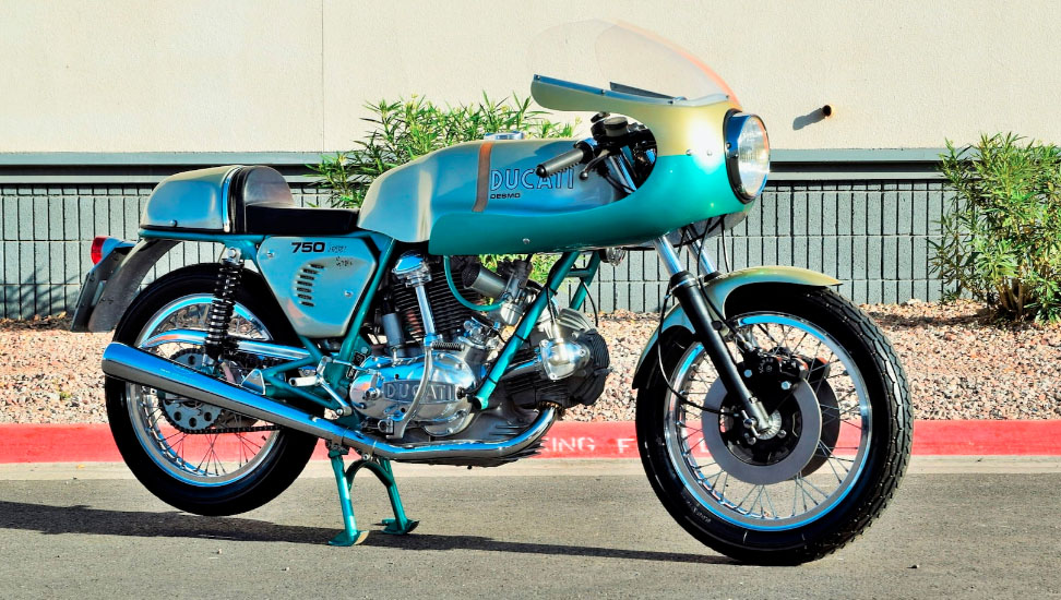 ducati 750ss green frame